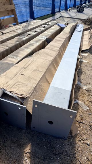 Tubos profesionales para sombra