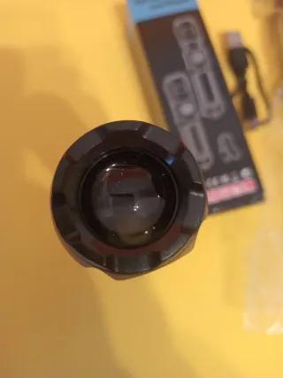 Set soplador barbacoa y mini linterna