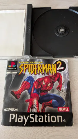 Spiderman 2 Enter Electro PS1 PAL España