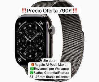 Apple Watch S11 46mm Titanio Milanese SIN ABRIR