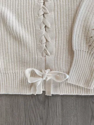 Jersey punto oversize mujer