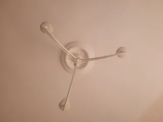 Lámpara de techo blanca