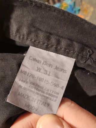 Jeans Calvin Klein Neri Vintage Taglia 44