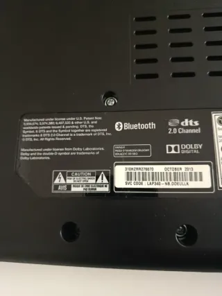 Barra de Sonido LG Negra