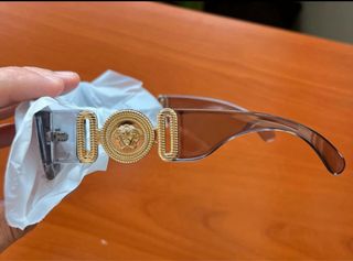 Occhiali da Sole Uomo Donna Unisex Oro Grigio