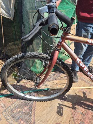 Bicicleta vieja operativa
