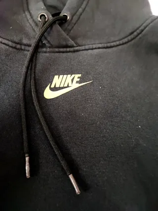 Felpa Nike nera con logo