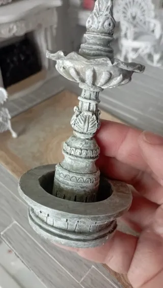 Fontana giardino miniatura Dollhouse 1:12