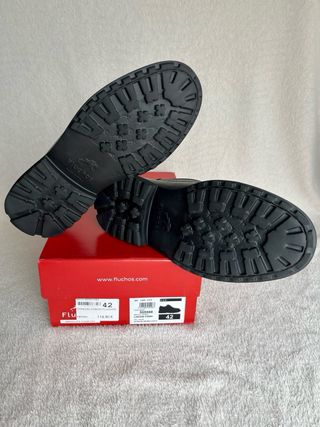 Zapatos de vestir Fluchos Piel Negros Talla 42