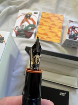 Pluma Montblanc Meisterstück Naruto + EXTRAS