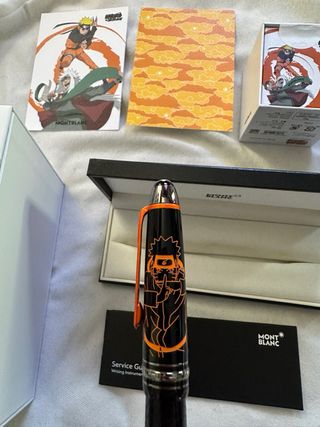 Pluma Montblanc Meisterstück Naruto + EXTRAS