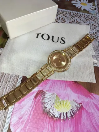 Brazalete y reloj Tous dorado