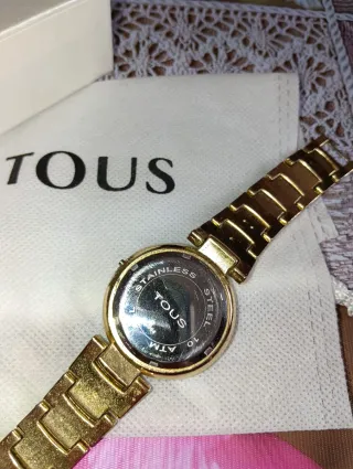 Brazalete y reloj Tous dorado