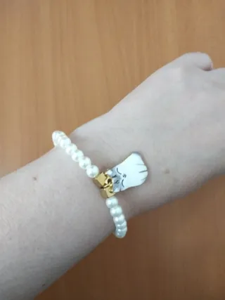 Lote 4 Pulseras Elásticas Perlas