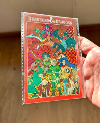 Pegatina Holográfica Dragones y Mazmorras