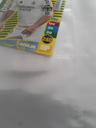 Carta Panini Real Madrid Carvajal Edición Limitada