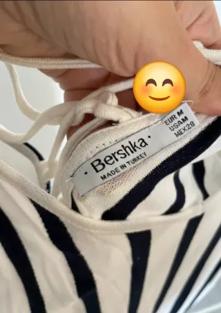 Vestido Verano Bershka Rayas M