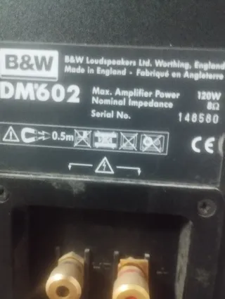 Altavoces B&W Negros (Pareja)