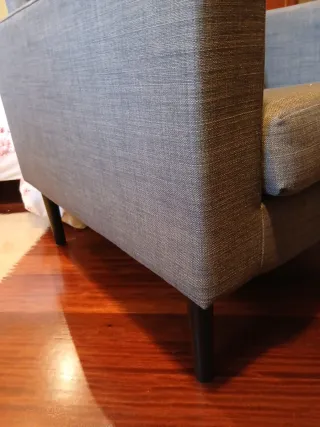 Butaca Ikea Gris Tela