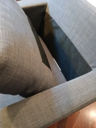 Butaca Ikea Gris Tela
