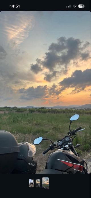 Yamaha Moto Naked Negra Ybr