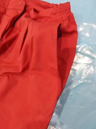 Pantalón de trabajo rojo