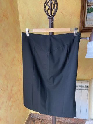Falda Benetton Negra Talla M