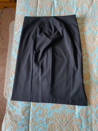 Falda Benetton Negra Talla M