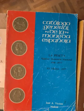 Lote libros numismática española monedas billetes