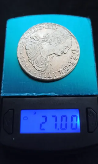 Moneda de plata 8 reales  Carlos IIII 1793