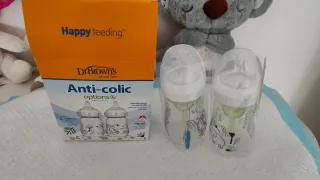 Dr. Brown's Biberones Anti-colic Ancha