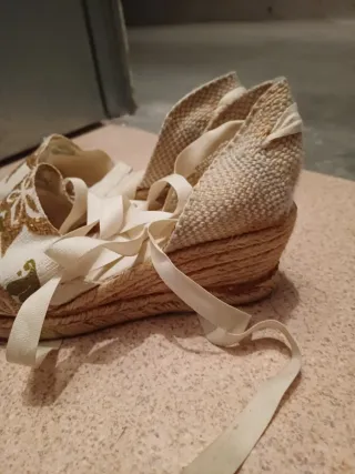 Alpargatas Lady Glory Negras Talla 39