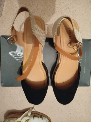 Alpargatas Lady Glory Negras Talla 39