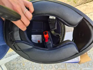 Casco integral Stromer negro/dorado Talla 57_58