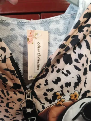 Chaqueta Sudadera Animal Print Oversize grande