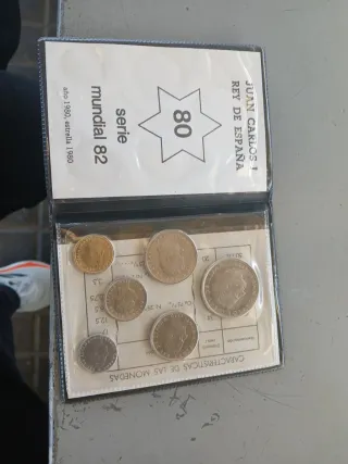 Colección monedas España 82 Juan Carlos I