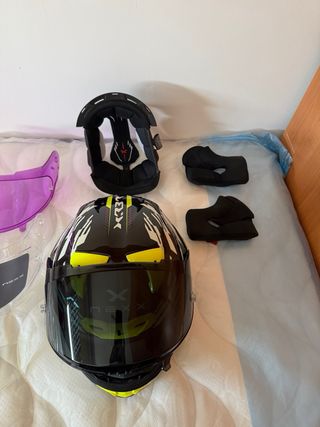 Casco Integral Nexx X.R3R Glitch Racer Carbono M