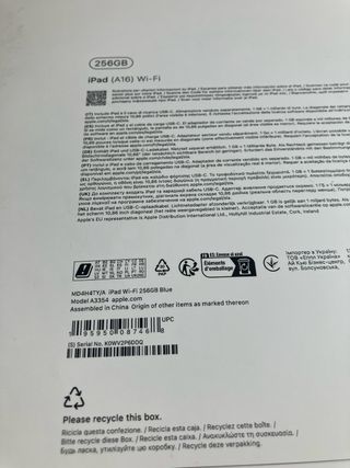 iPad 11 (A16) de 256gb. NUEVO.