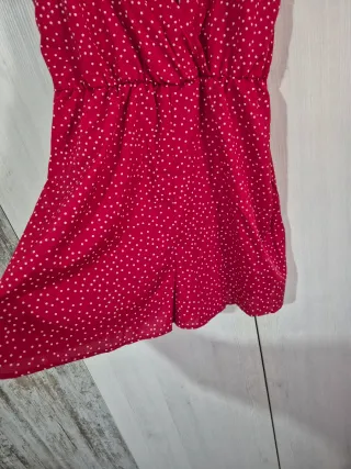 Mono corto rojo lunares talla M