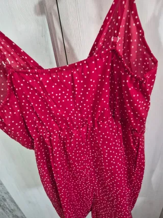 Mono corto rojo lunares talla M