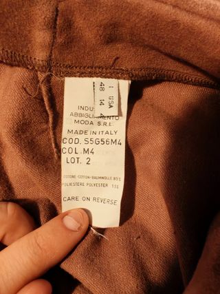 Minigonna Armani Jeans rosa antico taglia 48