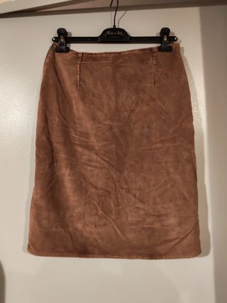 Minigonna Armani Jeans rosa antico taglia 48