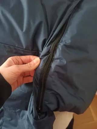 Cazadora de trabajo azul