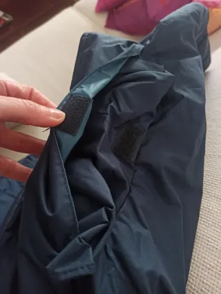 Cazadora de trabajo azul