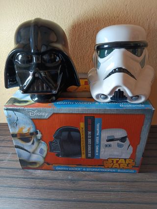 Sujetalibros Star Wars Vader y Stormtrooper