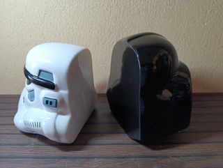 Sujetalibros Star Wars Vader y Stormtrooper