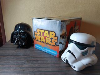 Sujetalibros Star Wars Vader y Stormtrooper