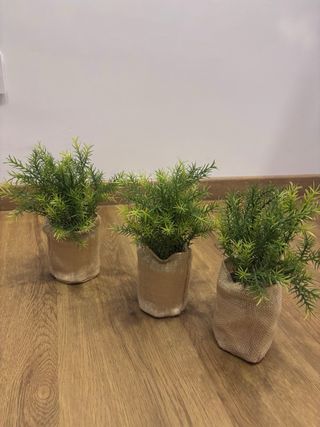 Set 3 Piante Finte in Vaso