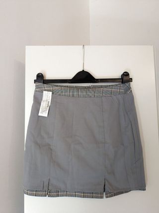 Minifalda cuadros Pull&Bear