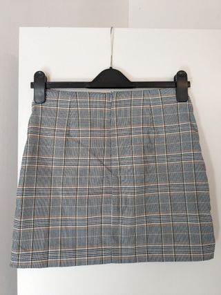 Minifalda cuadros Pull&Bear